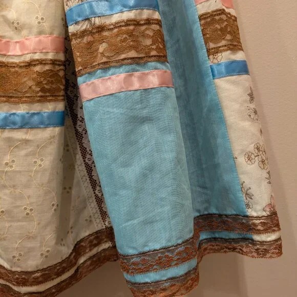 Cottage Core Patchwork Skirt(hand sewn) - Picture 4 of 10